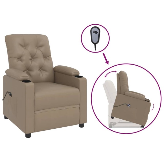 Fauteuil Cappuccino Similicuir