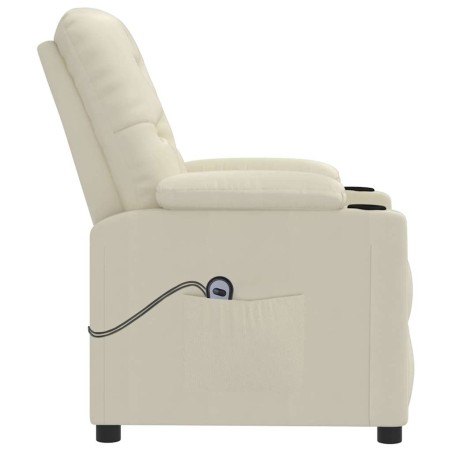 Fauteuil Crème Similicuir