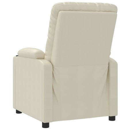 Fauteuil Crème Similicuir