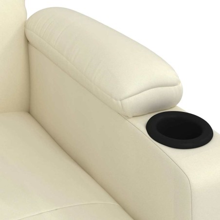 Fauteuil Crème Similicuir