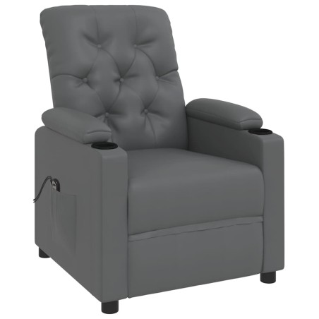 Fauteuil Gris Similicuir