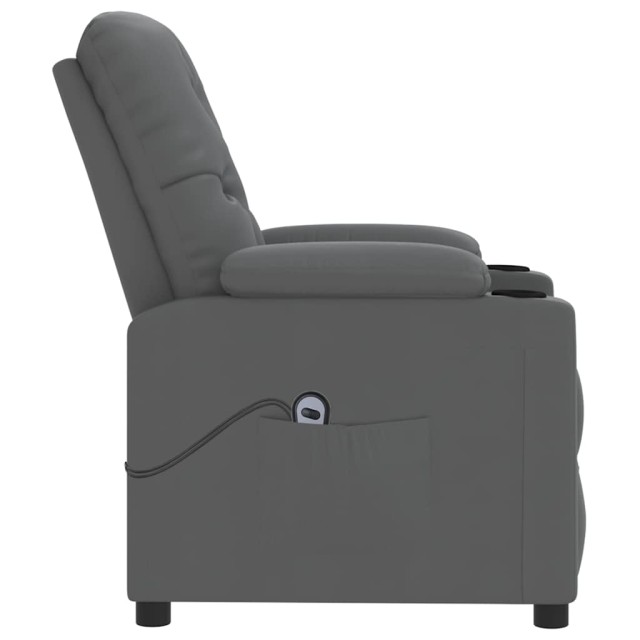 Fauteuil Gris Similicuir