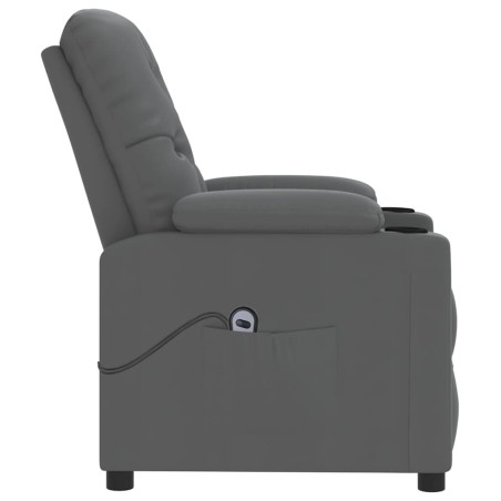 Fauteuil Gris Similicuir