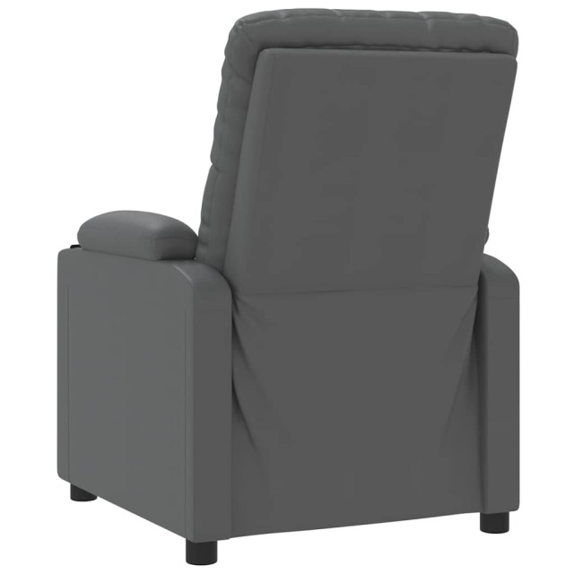 Fauteuil Gris Similicuir