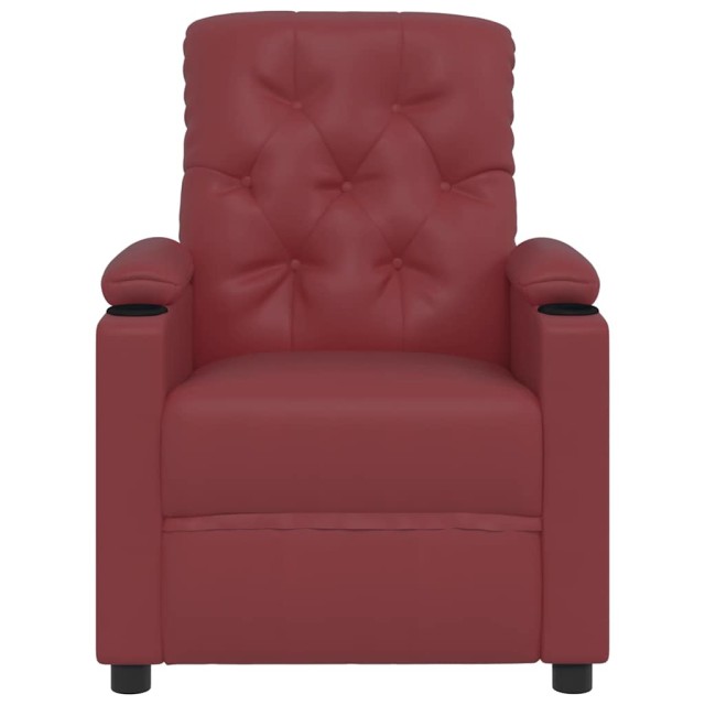 Fauteuil Rouge bordeaux Similicuir