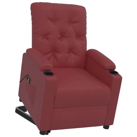 Fauteuil Rouge bordeaux Similicuir