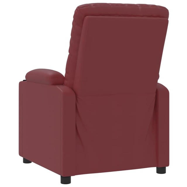 Fauteuil Rouge bordeaux Similicuir