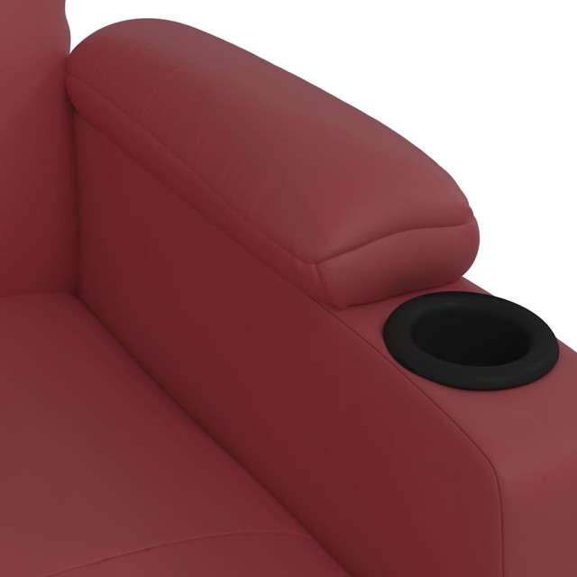 Fauteuil Rouge bordeaux Similicuir