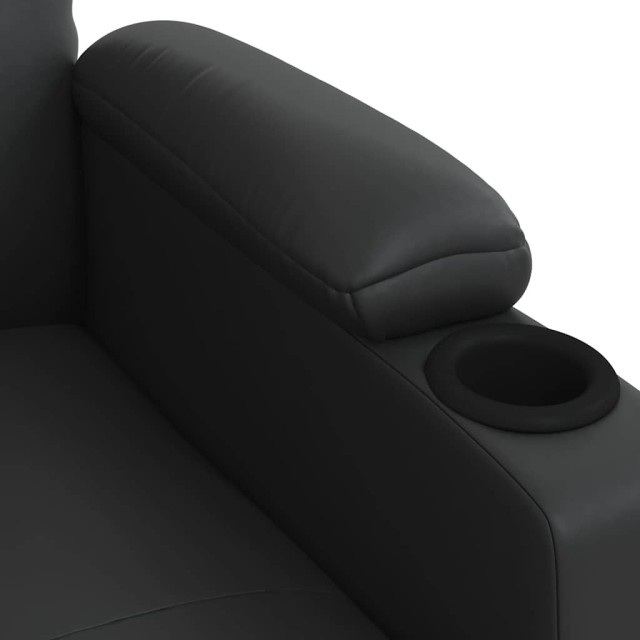 Fauteuil de massage Noir Similicuir