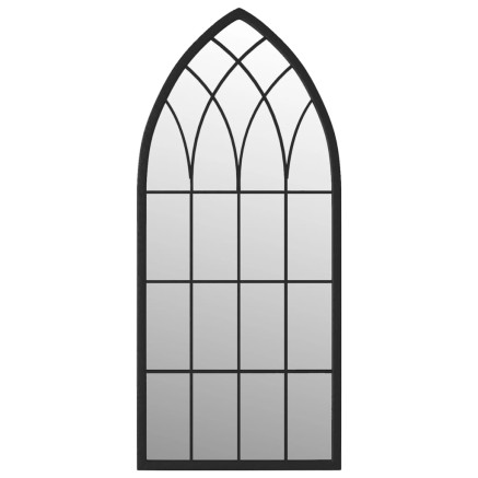 Miroir Noir 70x30 cm Fer pour utilisation à l'intérieur 2