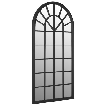 Miroir Noir 90x45 cm Fer pour utilisation à l'intérieur