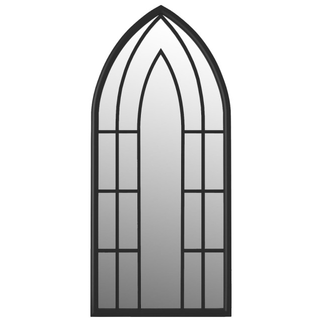 Miroir Noir 70x30 cm Fer pour utilisation à l'intérieur