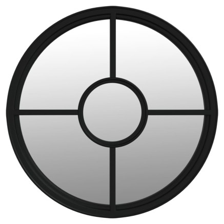 Miroir Noir 40x4 cm Fer pour utilisation à l'intérieur 2