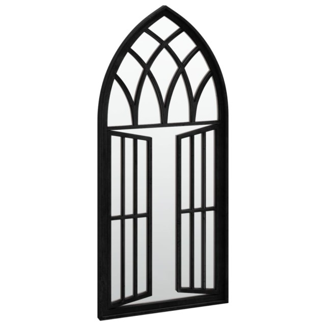 Miroir Noir 100x45 cm Fer pour utilisation à l'intérieur