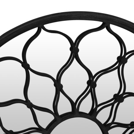 Miroir Noir 40x3 cm Fer pour utilisation à l'intérieur