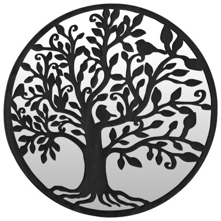 Miroir Noir 60x2,5 cm Fer pour utilisation à l'intérieur 2