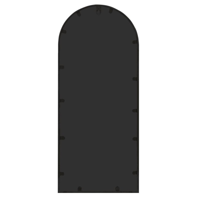 Miroir Noir 100x45 cm Fer pour utilisation à l'intérieur