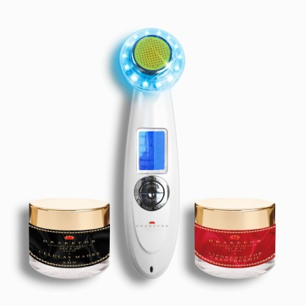 Masseur Facial avec Radiofréquence, Photothérapie et Électrostimula