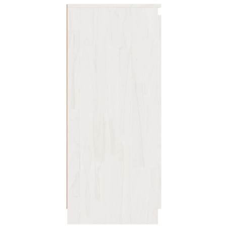 Armoires latérales 3 pcs blanc Bois de pin massif