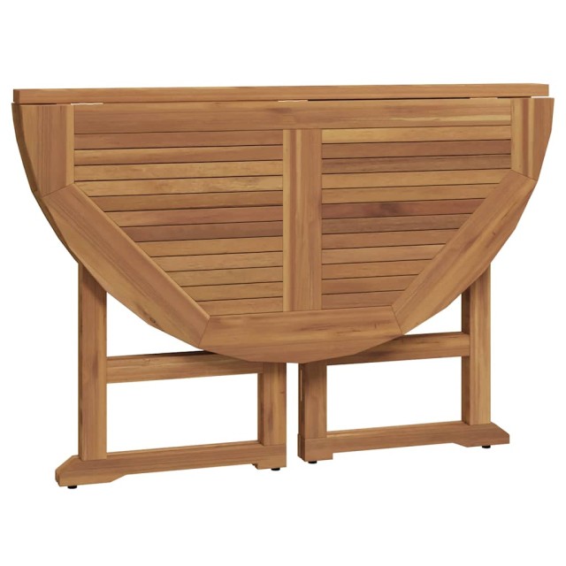 Mobilier à dîner d'extérieur pliable 5 pcs Bois solide de teck