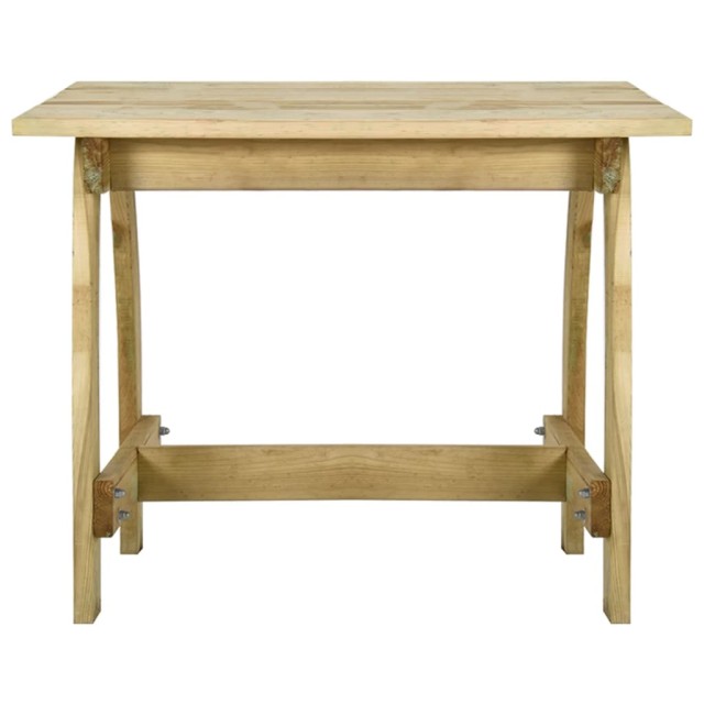 Ensemble à manger de jardin 5 pcs Bois de pin imprégné