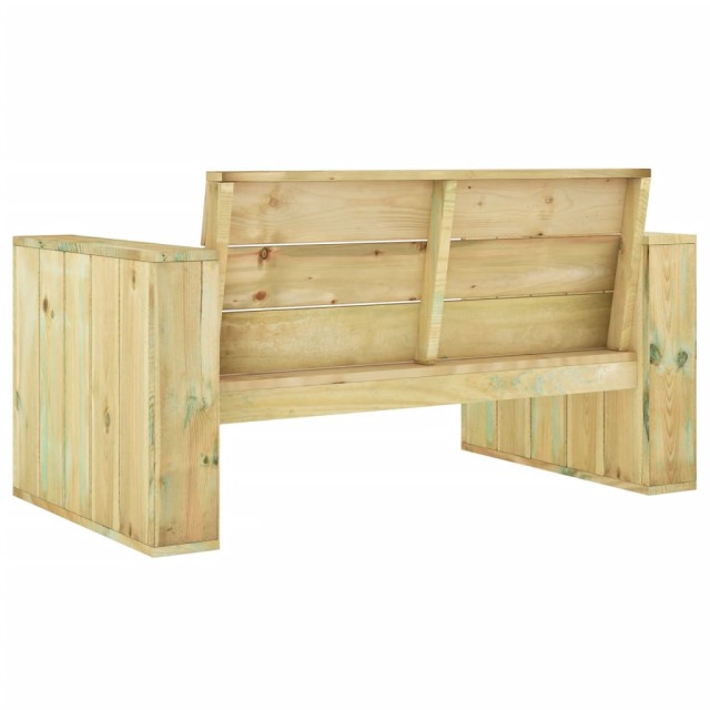 Salon de jardin 3 pcs Bois massif de pin imprégné