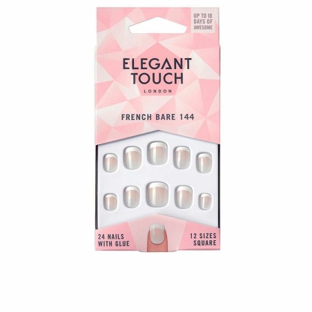 Kunstnagels Elegant Touch French Xs 24 Onderdelen (24 uds)
