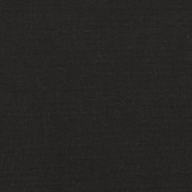 Chaise à bascule avec repose-pied Noir Tissu