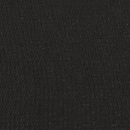 Chaise de relaxation avec repose-pied Noir Similicuir et tissu