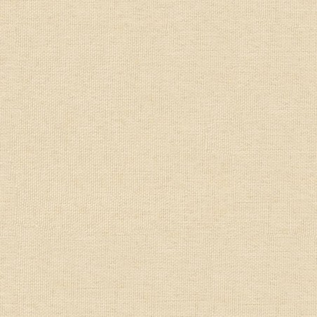 Chaise de relaxation avec tabouret Crème Tissu