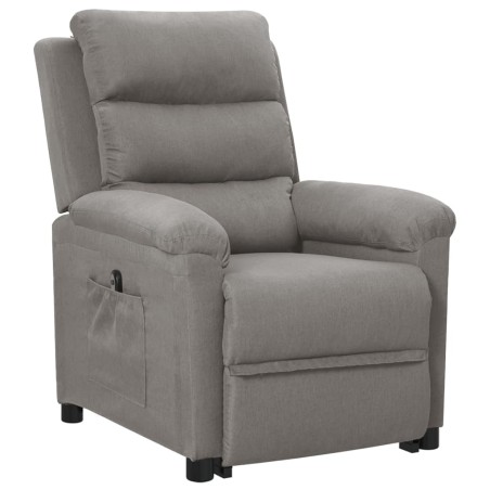 Fauteuil Gris clair Tissu