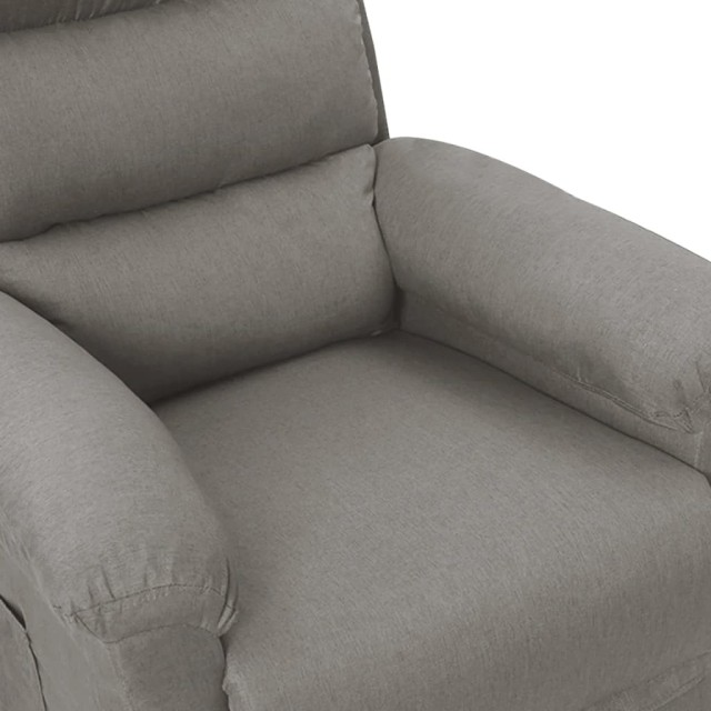 Fauteuil Gris clair Tissu
