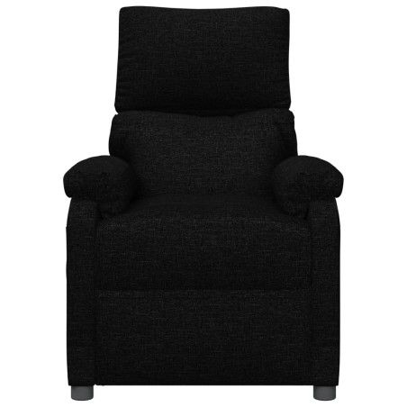 Fauteuil inclinable électrique Noir Tissu