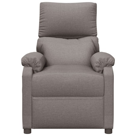 Fauteuil inclinable électrique Taupe Tissu