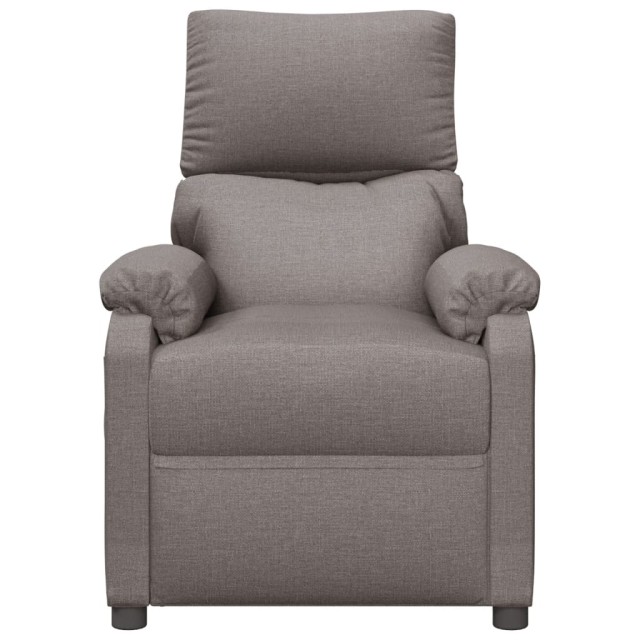 Fauteuil électrique de massage Taupe Tissu