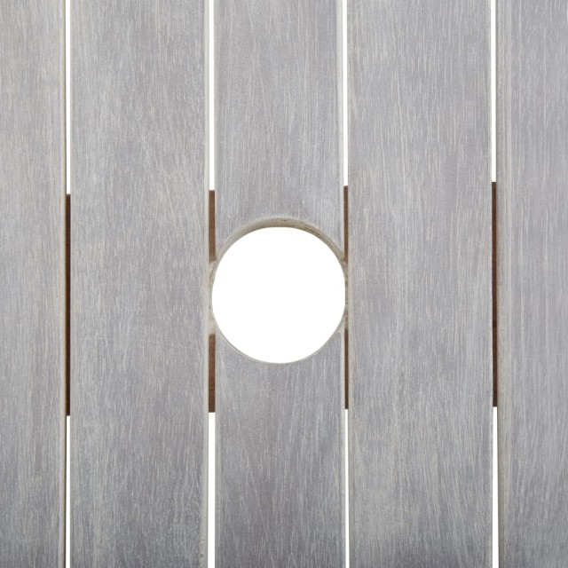 Ensemble à manger de jardin 9 pcs Bois d'acacia Gris