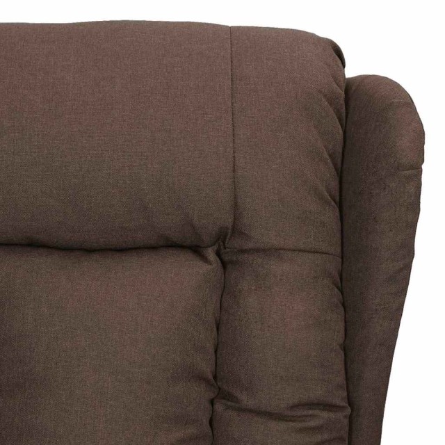 Fauteuil électrique de massage Taupe Tissu