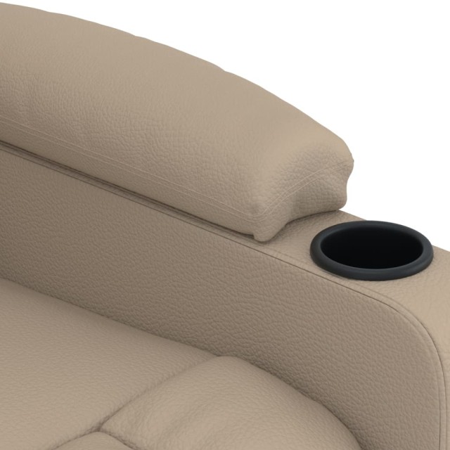 Fauteuil inclinable électrique Cappuccino Similicuir