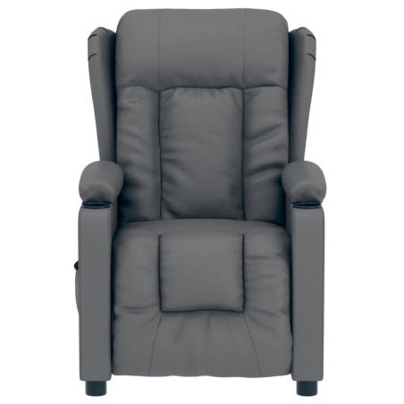Fauteuil inclinable électrique Gris Similicuir