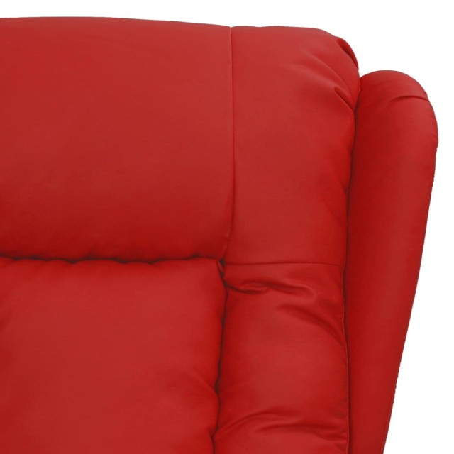 Fauteuil inclinable électrique Rouge bordeaux Similicuir