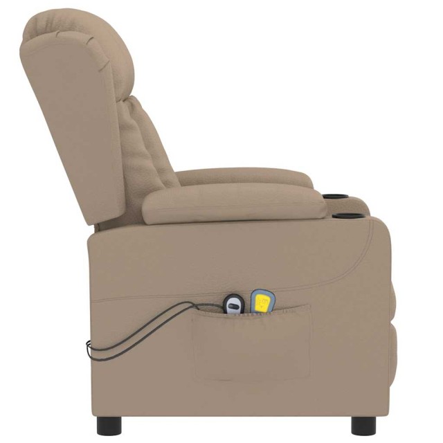Fauteuil de massage électrique Cappuccino Similicuir