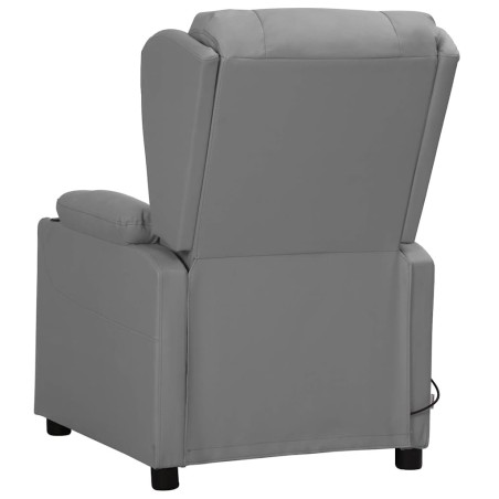 Fauteuil de massage électrique Gris Similicuir
