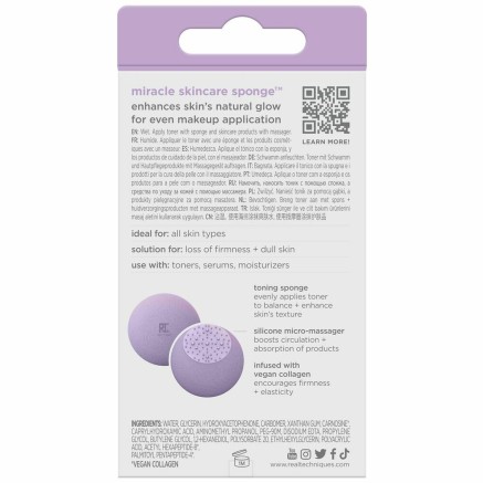 Exfoliating Facial Sponge Real Techniques 4223 (1 Unit) 2