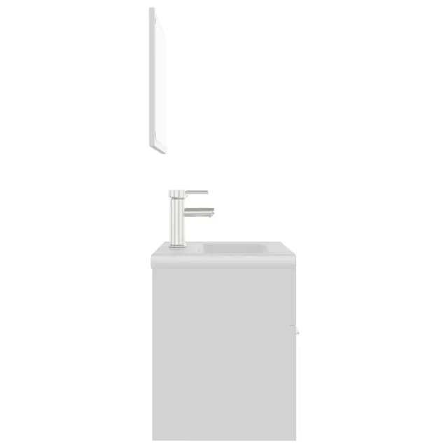 Ensemble de meubles de salle de bain Blanc Aggloméré