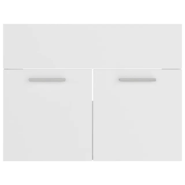 Ensemble de meubles de salle de bain Blanc Aggloméré