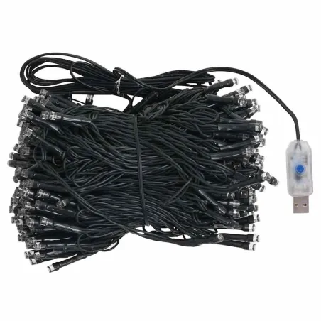 Arbre de Noël artificiel pré-éclairé et boules blanc 150 cm PVC