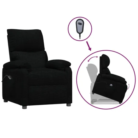 Fauteuil Noir Tissu