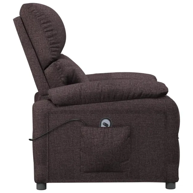Fauteuil Marron foncé Tissu
