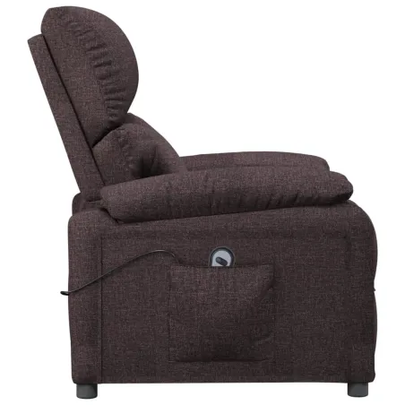 Fauteuil Marron foncé Tissu