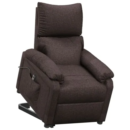 Fauteuil Marron foncé Tissu